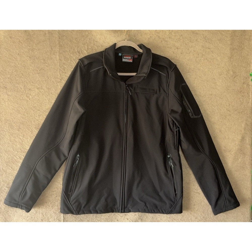KARBON Extrem 3 Jacket Mens Sz L Black Lined Underarm Venting Pockets Ski‎